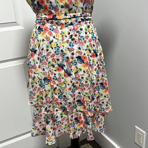 TAHARI Arthur S. Levine size 8 multicolor dress - Picture 7 of 9